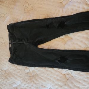 Old Navy black ripped jeans